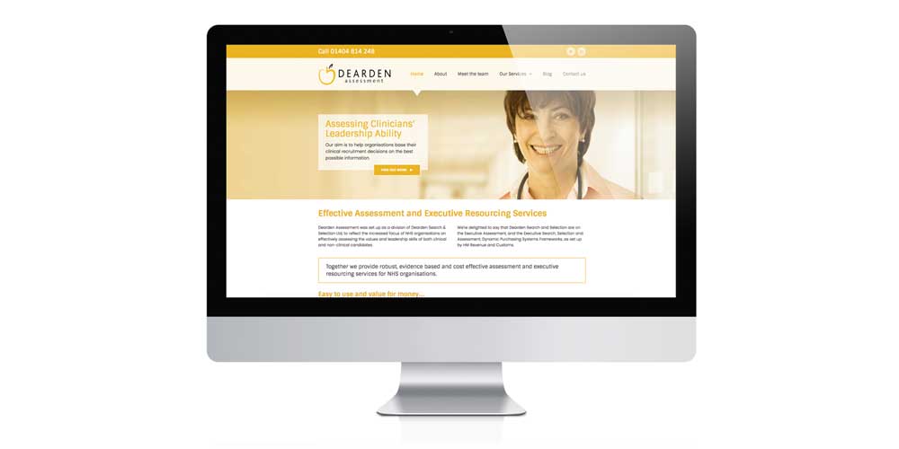 Dearden Assessment - Website Design