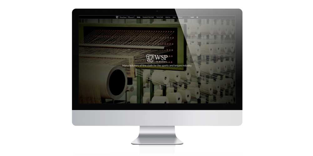 WSP Textiles - Website Design Stroud