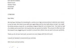 Testimonial from Bedminster rubbish company