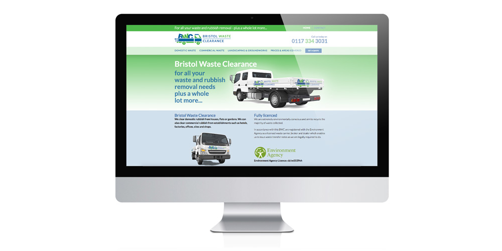 Rubbish clearance company - wordpress design