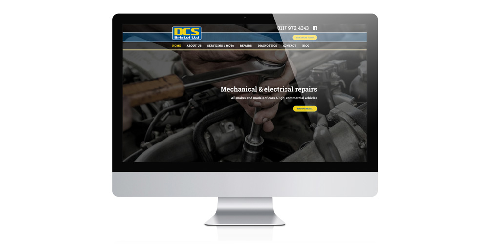 DCS Bristol Website design and build (Brislington)