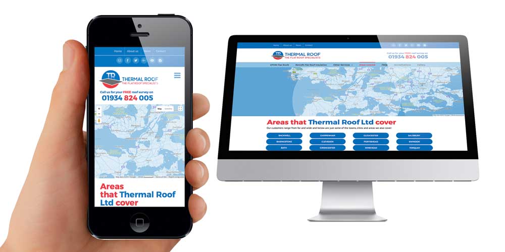 Weston-super-Mare based Thermal Roof website design