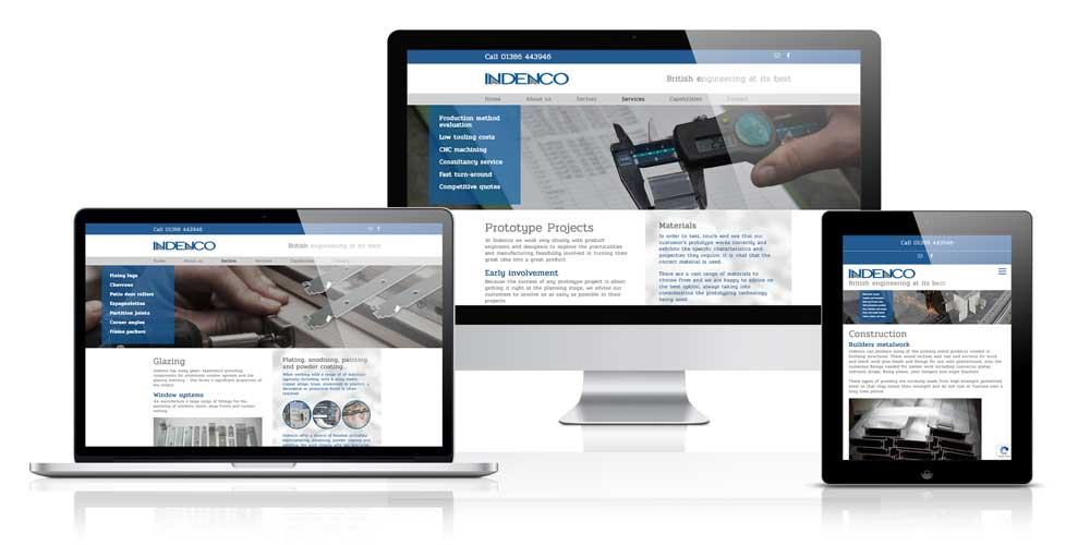 Indenco Website Design