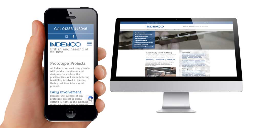 Indenco Website Design